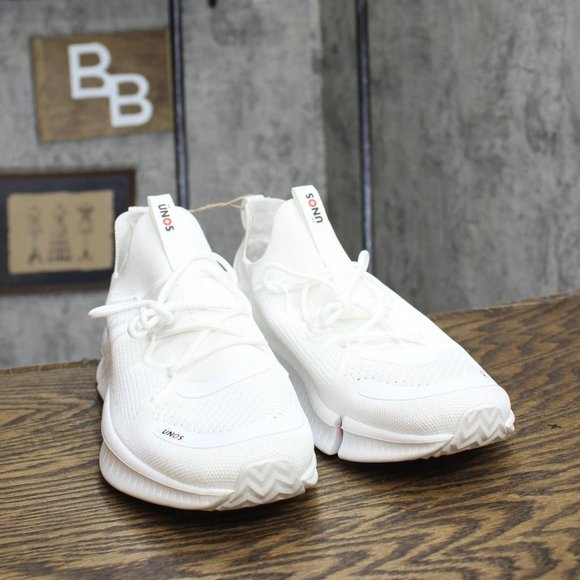 Unos By Sz Adult Mens Womens Low Top Neillum Sneakers White M 8.0-9.0/W 9.5-10.5 - Picture 3 of 13